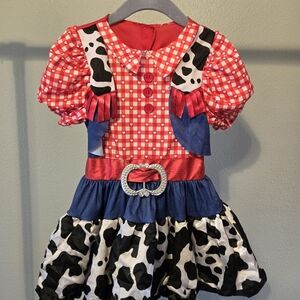 Toddler Girl Rodeo Princess Outfit Costume
